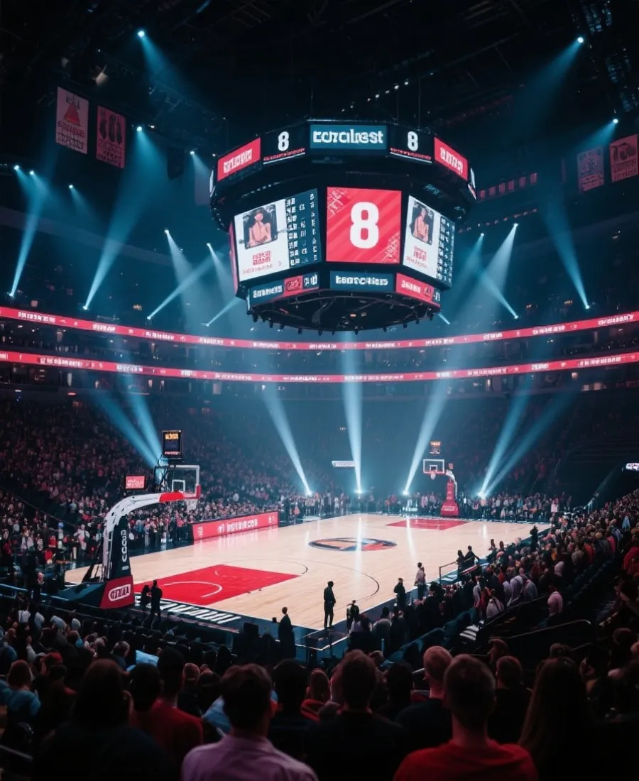 中国女篮赛事直播氛围示意图