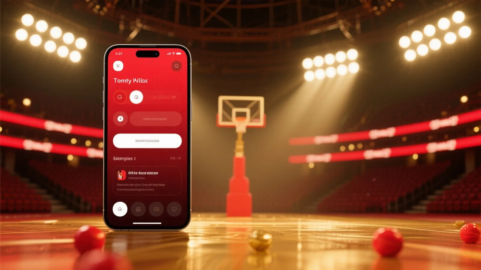 中国女篮赛事App视觉